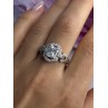 Beautiful 925 Sterling Silver CZ Ring Size 10