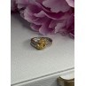 925 Sterling Silver Citrine & Beryl Ring Size 7