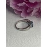 925 Sterling Silver Topaz Sapphire Beryl Ring Size 8