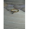 14K P HKS Yellow Gold Diamond 0.10 Carat Ring Size 6