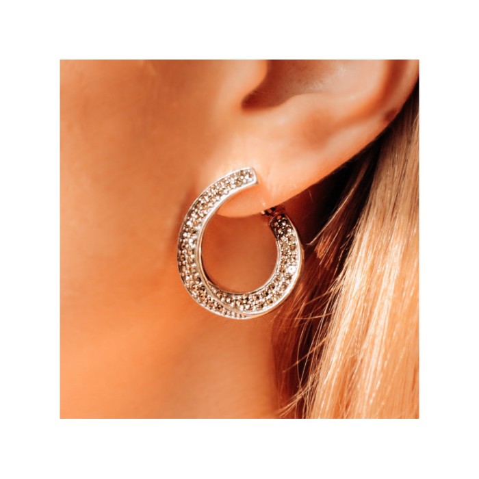 925 STERLING SILVER MARCASITES EARRINGS