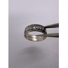 925 Sterling Silver Band Flower Pattern Ring Size 4