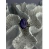 Vintage 925 Sterling Silver Charoite Ring Size 6