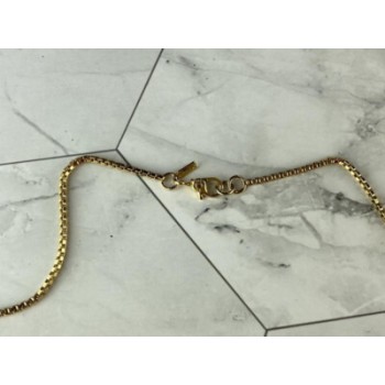 Chain With Pendant In Gilding Coral & CZ