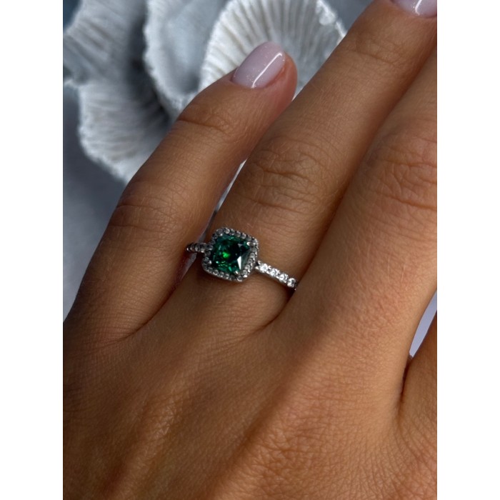 Ale 54 925 Sterling Silver Spinel & Beryl Ring Size 7