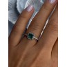 Ale 54 925 Sterling Silver Spinel & Beryl Ring Size 7