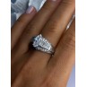 Shiny 925 Sterling Silver CZ Ring Size 9