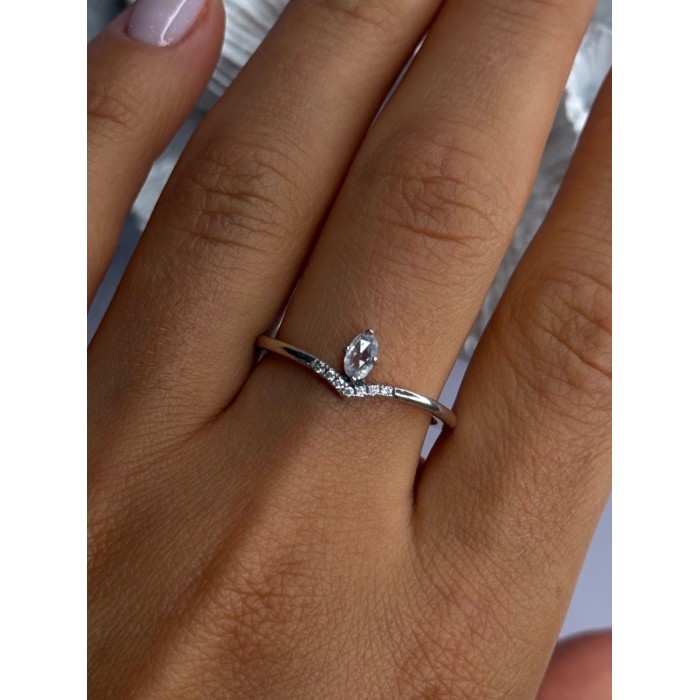 Ale 62 925 Sterling Silver Topaz & Beryl Ring Size 10