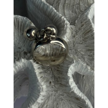 Vintage Bells 925 Sterling Silver Ring Size 7