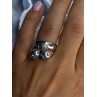 Vintage Bells 925 Sterling Silver Ring Size 7