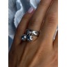 Vintage Bells 925 Sterling Silver Ring Size 7