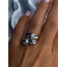 Vintage Bells 925 Sterling Silver Ring Size 7