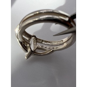 925 Sterling Silver CZ Ring Size 7.5