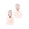 925 Sterling Silver Gold Plated Morganite 