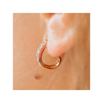 14K YELLOW GOLD TANZANITE EARRINGS