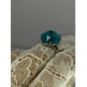 925 Sterling Silver Aquamarine Ring Size 4