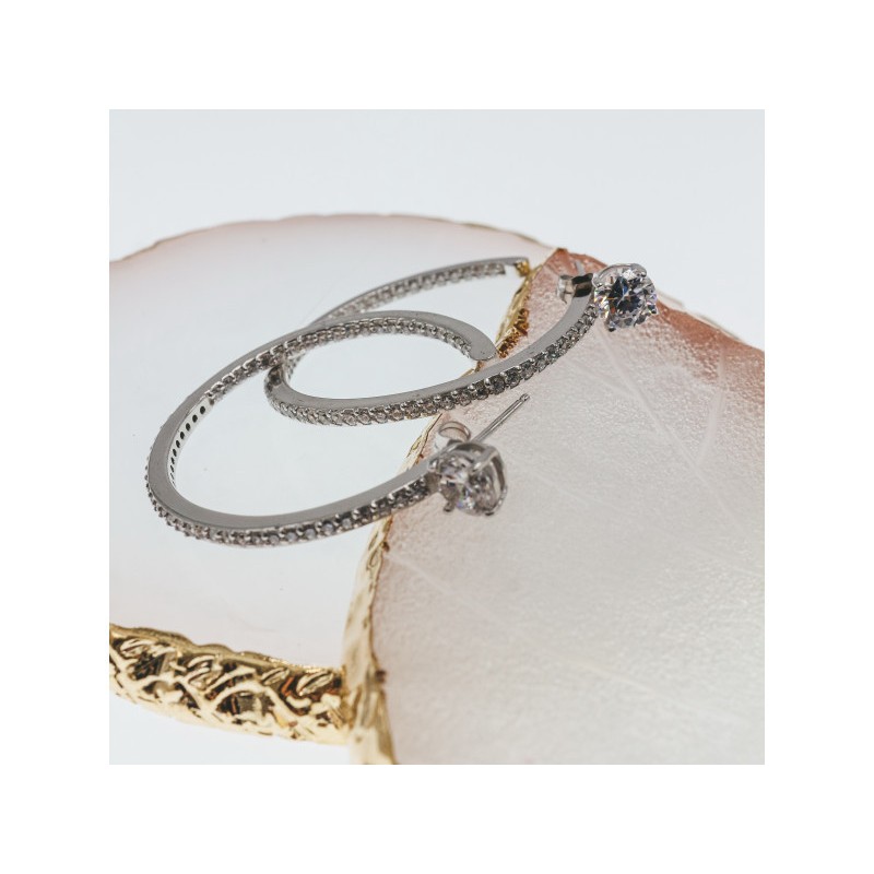 925 Sterling Silver CZ 