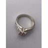 925 Sterling Silver Pink CZ Ring Size 6