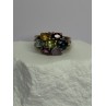 925 Sterling Silver Multicolor Spinel Ring Size 6