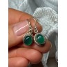 925 Sterling Silver Jadeite Earrings Length 1.1 Inch