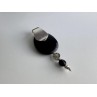 VINTAGE 925 STERLING SILVER BLACK ONYX PENDANT