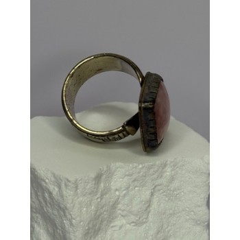 Vintage 925 Sterling Silver Morganite Ring Size 8