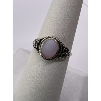 925 STERLING SILVER MOTHER OF PEARL RING SIZE 7