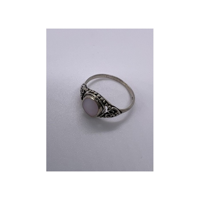 925 STERLING SILVER MOTHER OF PEARL RING SIZE 7