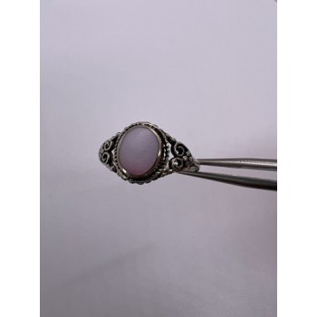 925 STERLING SILVER MOTHER OF PEARL RING SIZE 7