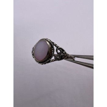 925 STERLING SILVER MOTHER OF PEARL RING SIZE 7