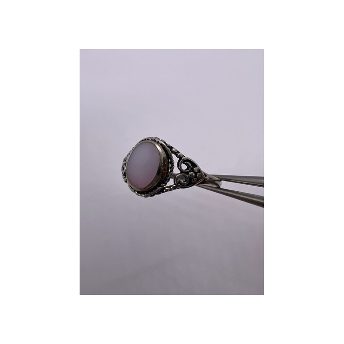 925 STERLING SILVER MOTHER OF PEARL RING SIZE 7