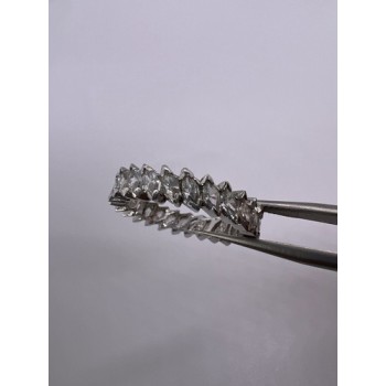 925 Sterling Silver CZ Ring Size 7.5