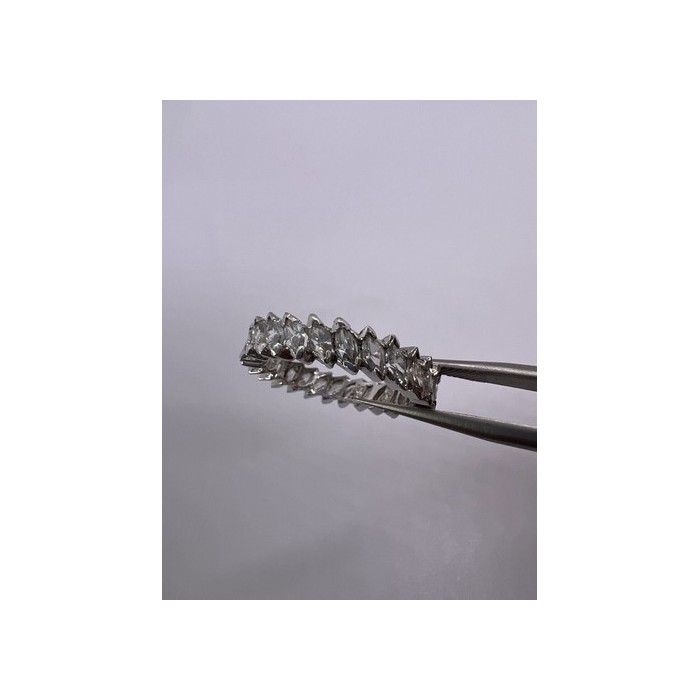 925 Sterling Silver CZ Ring Size 7.5