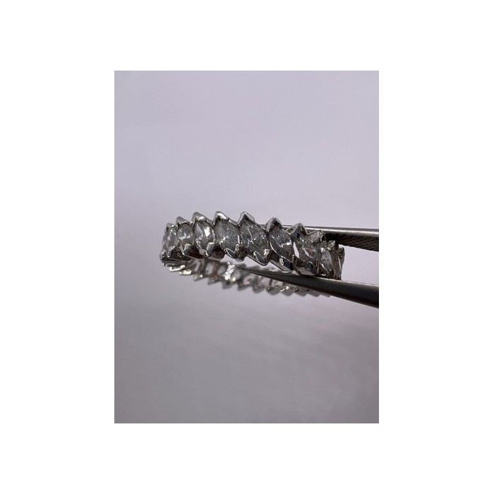 925 Sterling Silver CZ Ring Size 7.5