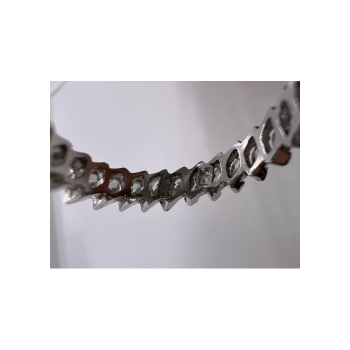 925 Sterling Silver CZ Ring Size 7.5