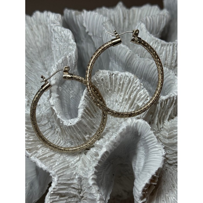 925 STERLING SILVER EARRINGS LENGTH 1.5 Inch