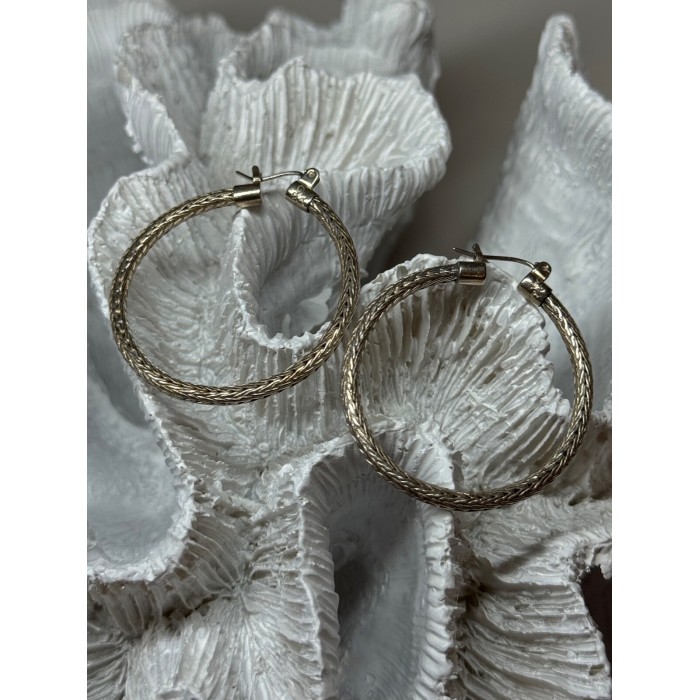 925 STERLING SILVER EARRINGS LENGTH 1.5 Inch