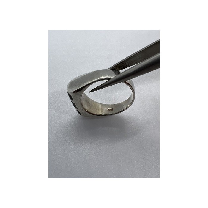 925 Sterling Silver Abalone Ring Size 5