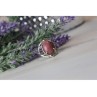 Vintage 925 Sterling Silver Rhodochrosite Ring Size 6.5
