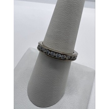 925 Sterling Silver CZ Ring Size 7