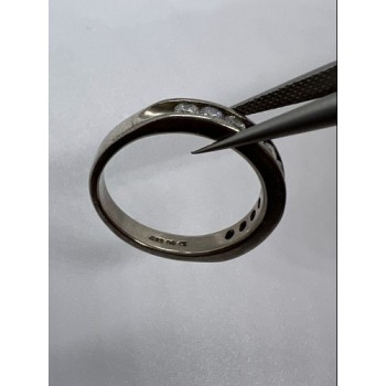 925 Sterling Silver CZ Ring Size 7