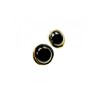 925 Sterling Silver Black Onyx Classic Stud Earrings