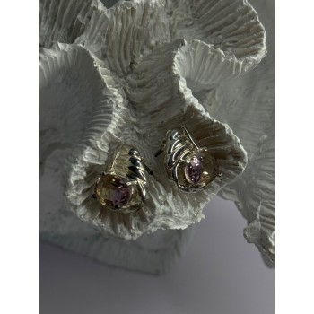 925 Sterling Silver Mystic Topaz Earrings Length 0.60 inch