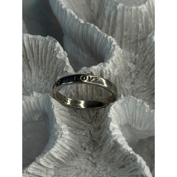 925 Sterling Silver Love Happiness Peace Magic Ring Size 8