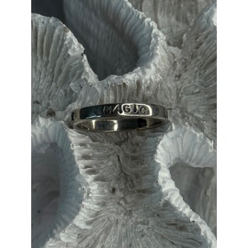 925 Sterling Silver Love Happiness Peace Magic Ring Size 8