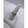 925 Sterling Silver Larimar Ring Size 8