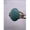 925 Sterling Silver Larimar Ring Size 8