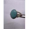 925 Sterling Silver Larimar Ring Size 8