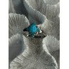 Bbj 925 Sterling Silver Turquoise Ring Size 9.5