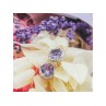 925 Sterling Silver Amethyst Stud Earrings